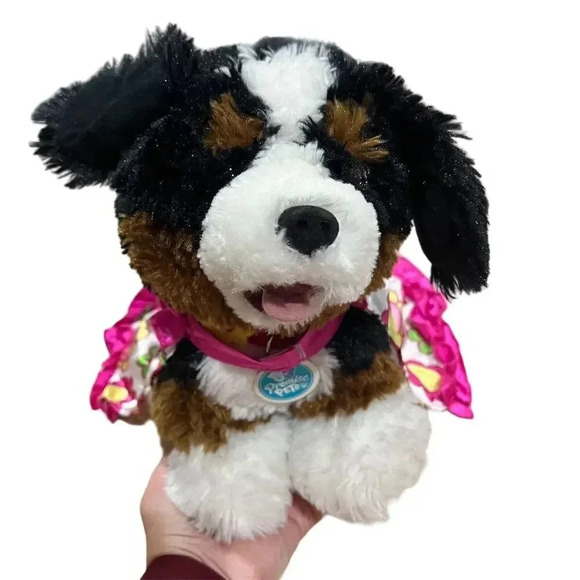 Build-A-Bear Promise Pets Bernese Mountain Dog Plush 16" w/ Dress - Picture 1 of 16